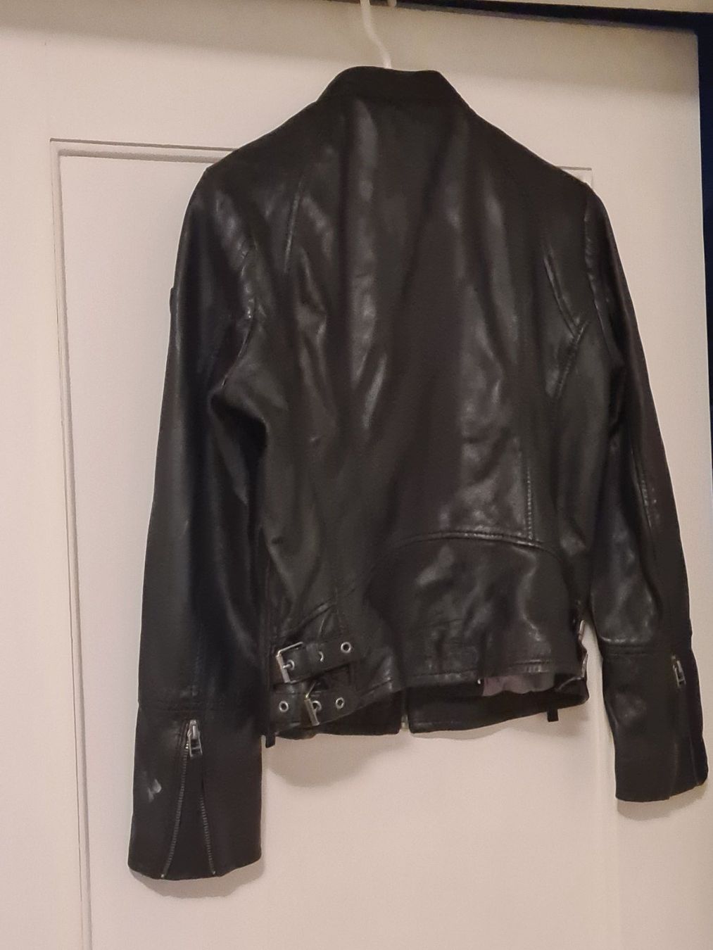Giacche: dunkelbraune Lederjacke Grösse L – Usato da Olten venduto da chaas21 1