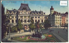 St. Gallen - Schweizer Bankverein - Litho