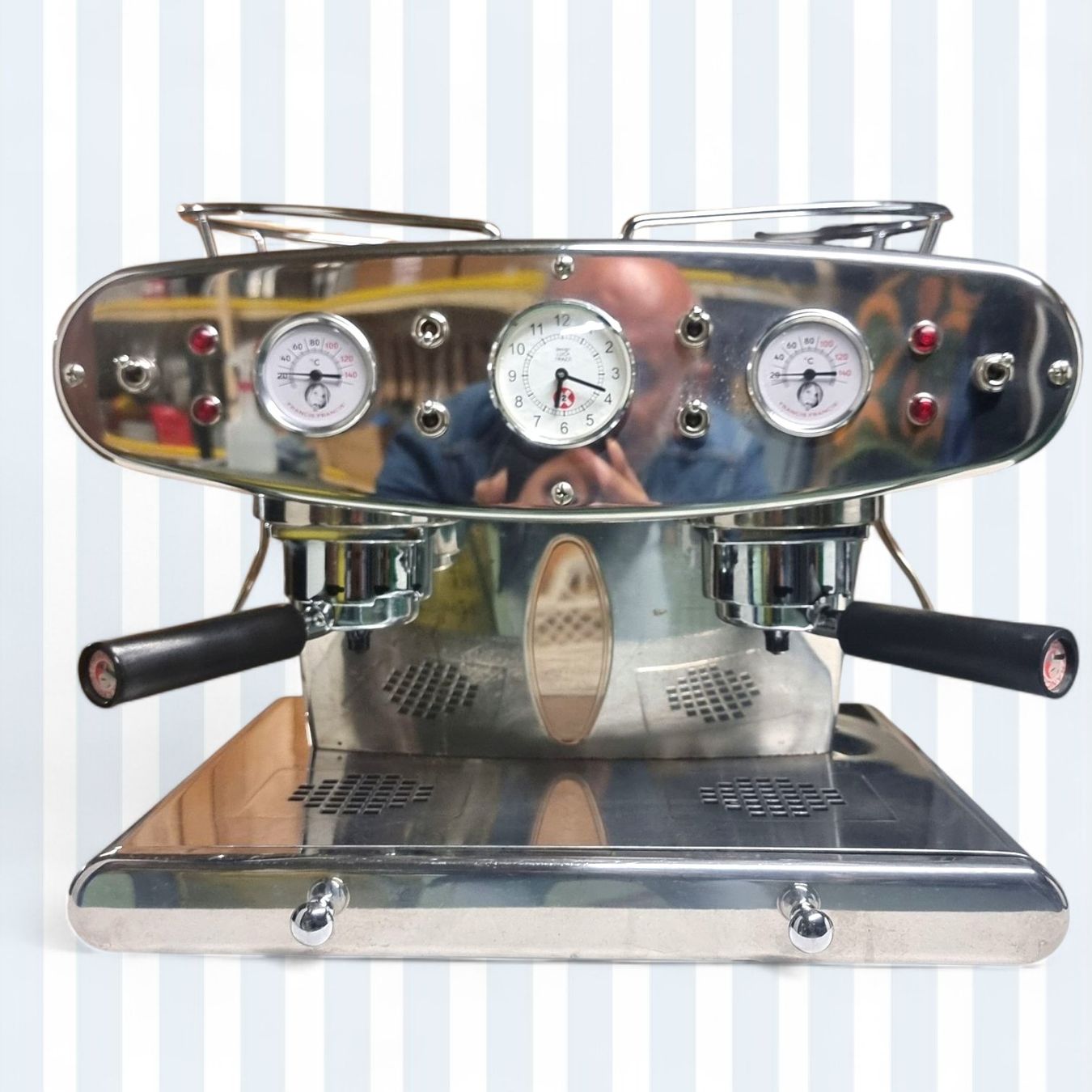 FrancisFrancis! Macchine per caffè & Macchine per espresso: E.S.E Pads Kaffeemaschine von Illy "X2Trio" Chrome – Usato da Zürich venduto da Pinogaudio
