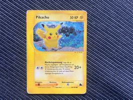 Pokemon Pikachu non Holo 84/144 Skyridge Deutsch