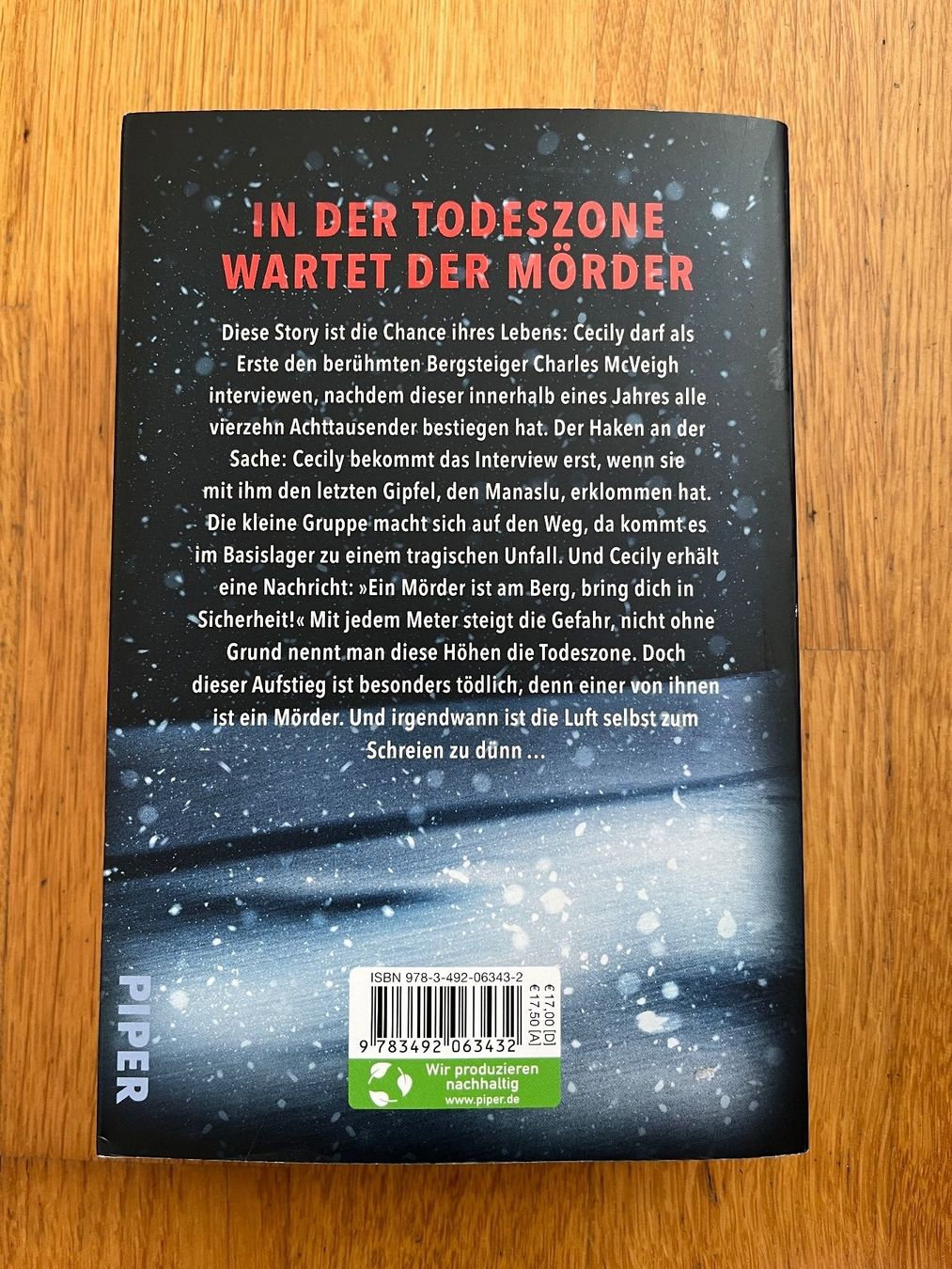 Libri: Buch "Der Aufstieg - In eisiger Höhe wartet der Tod" – Usato da Grosswangen venduto da Vita500 1