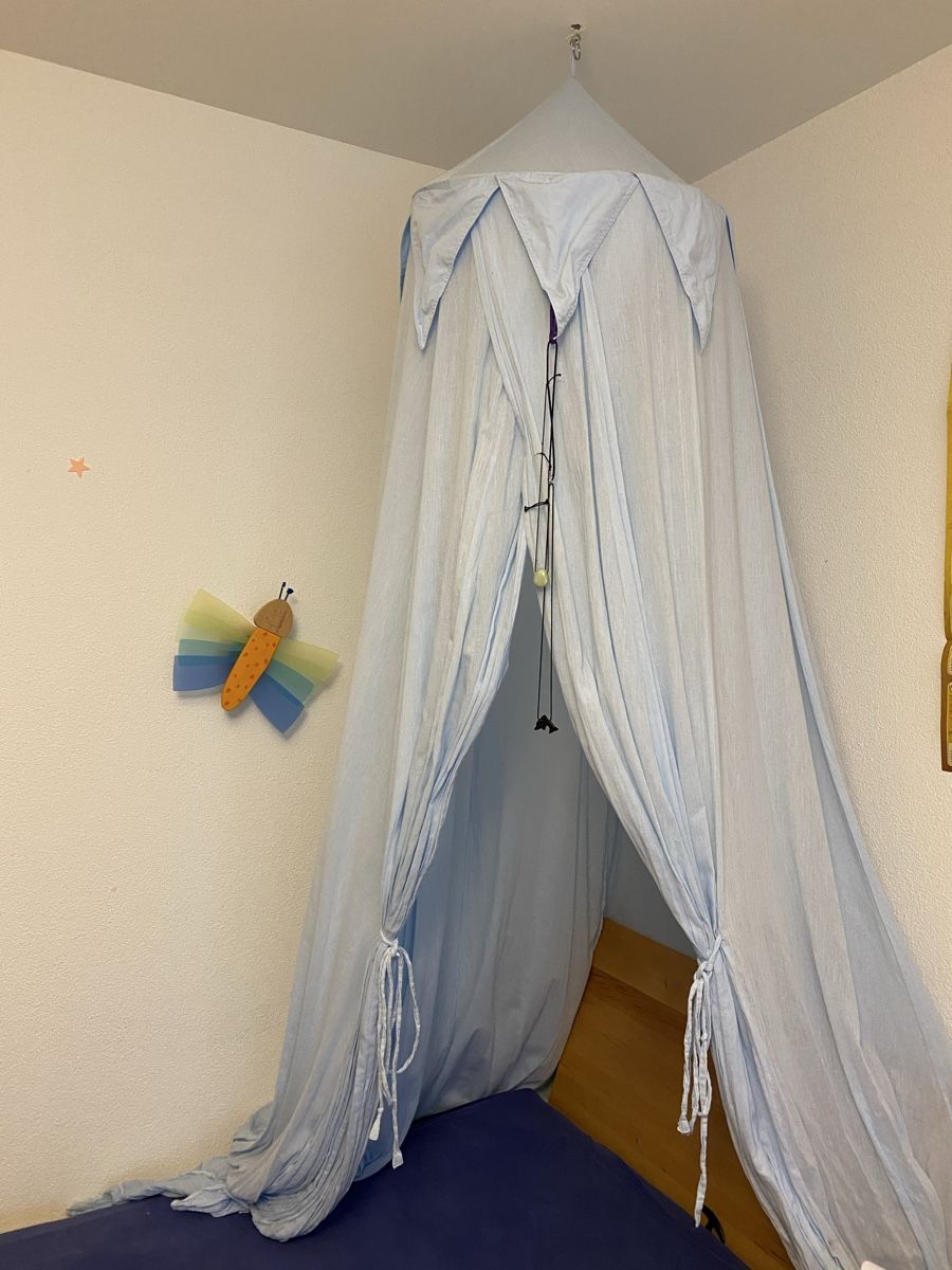 Alri letti & mobili per bambini: Himmelszelt hellblau aus Baumwolle – Nuovo (secondo la descrizione) da Uster venduto da Niamgro 1