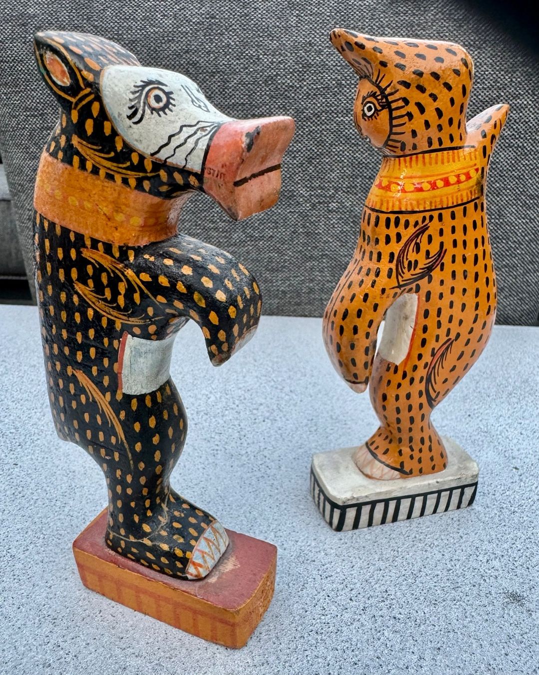 Figuren: Handgeschnitzte und handbemalte Holzfiguren – Gebraucht aus Oberrieden von pet_n2c2 2