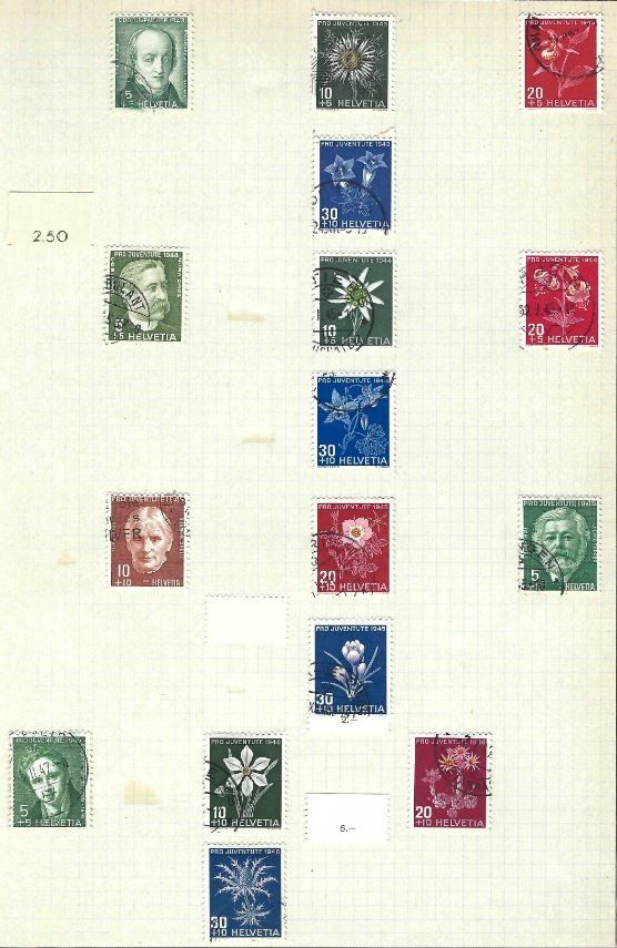 Tutti i francobolli: Pro Juventute Samlung ab 1913 / Collection Pro Juventute – Usato da PRANGINS venduto da Dorp 6