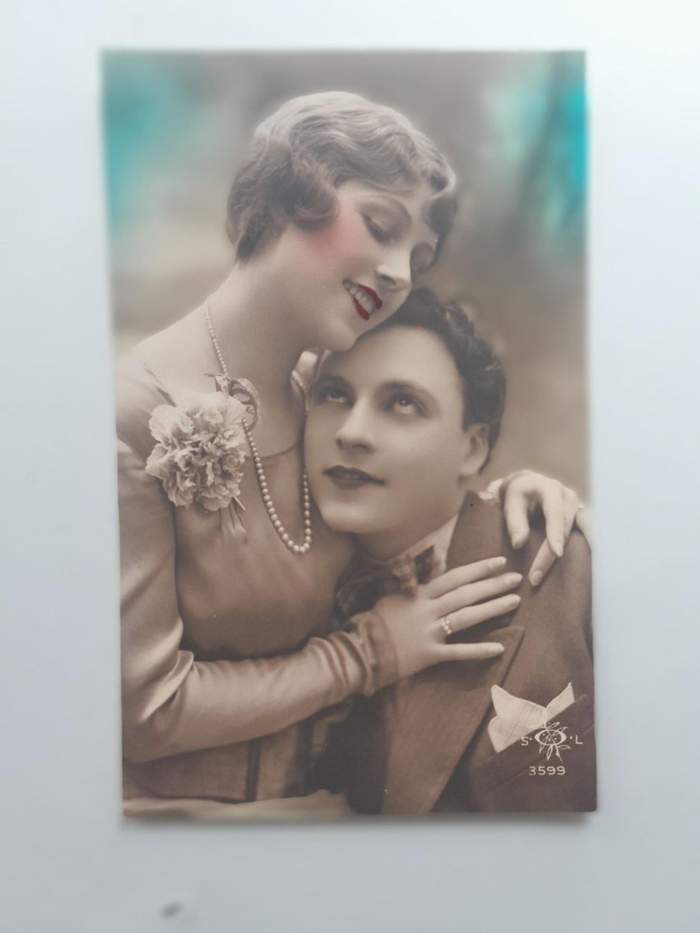 Ansichtskarten: Colorierte Vintage Postkarte / Ansichtskarte – Gebraucht aus Männedorf von Bel-view