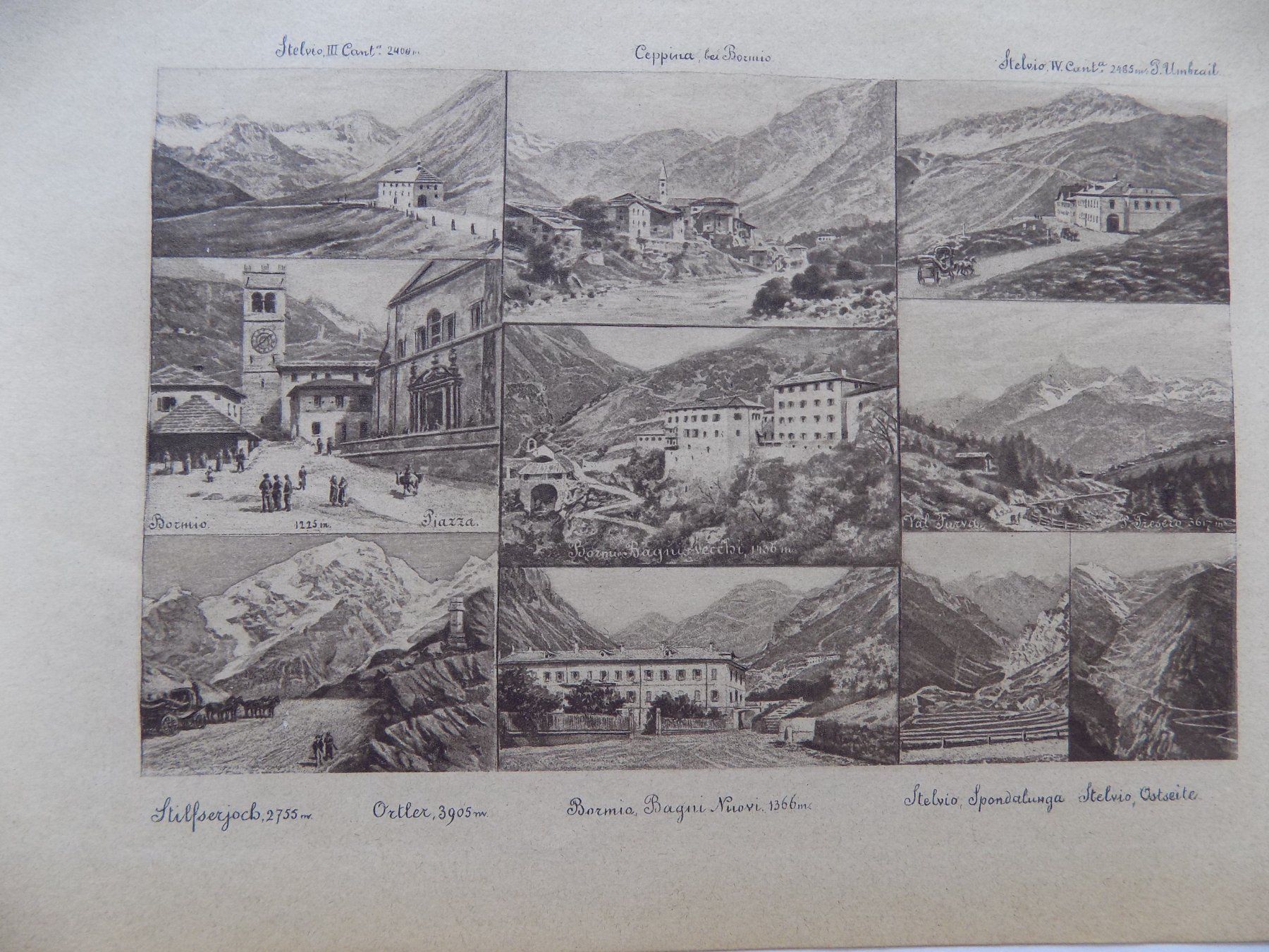 Gravures: Bormio Stelvio – D'occasion à Risch par Rischli15 6