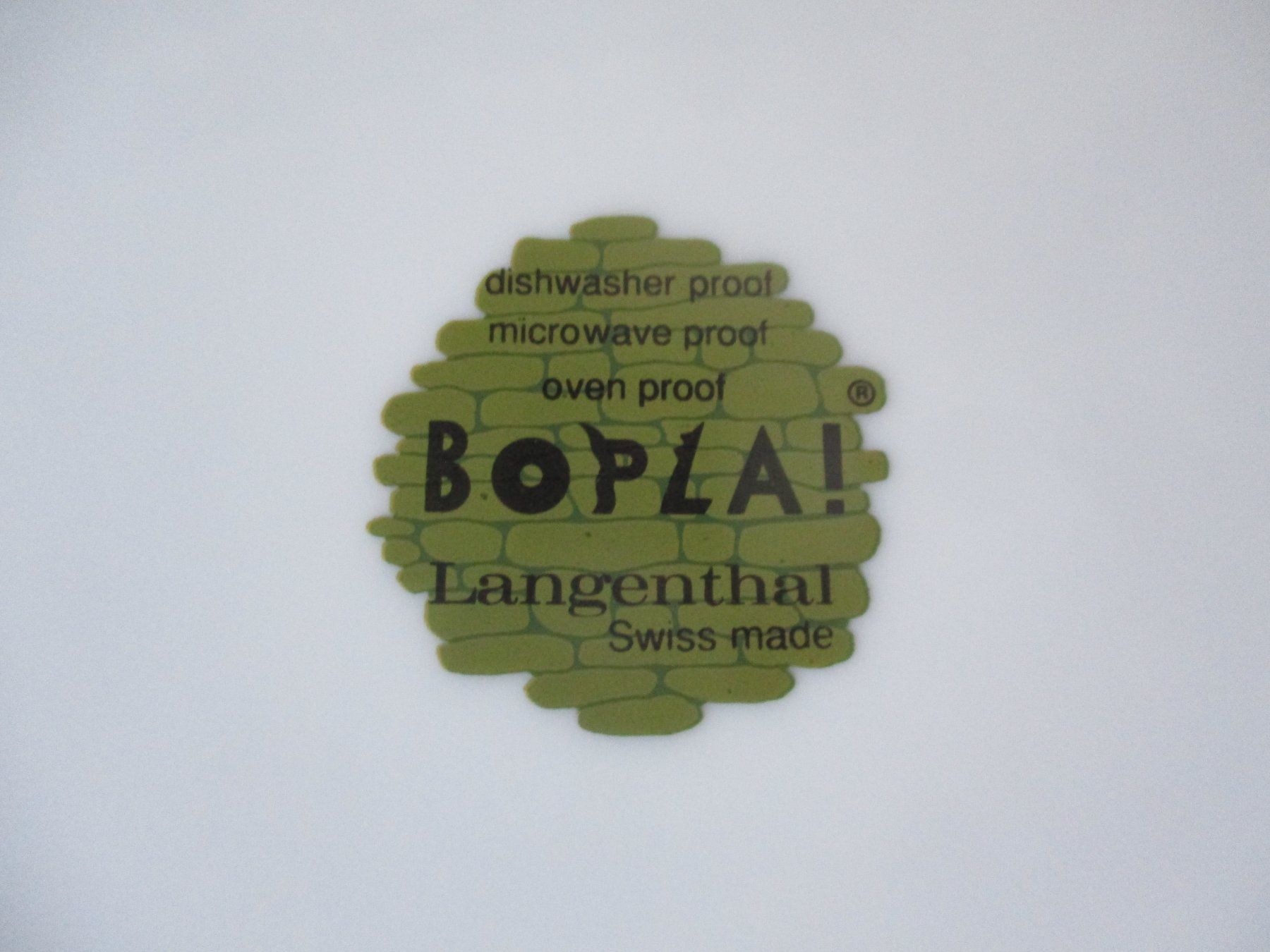 Bopla Teller: Bopla Langenthal Speiseteller – Gebraucht aus Birsfelden von alles-muss-raus 1