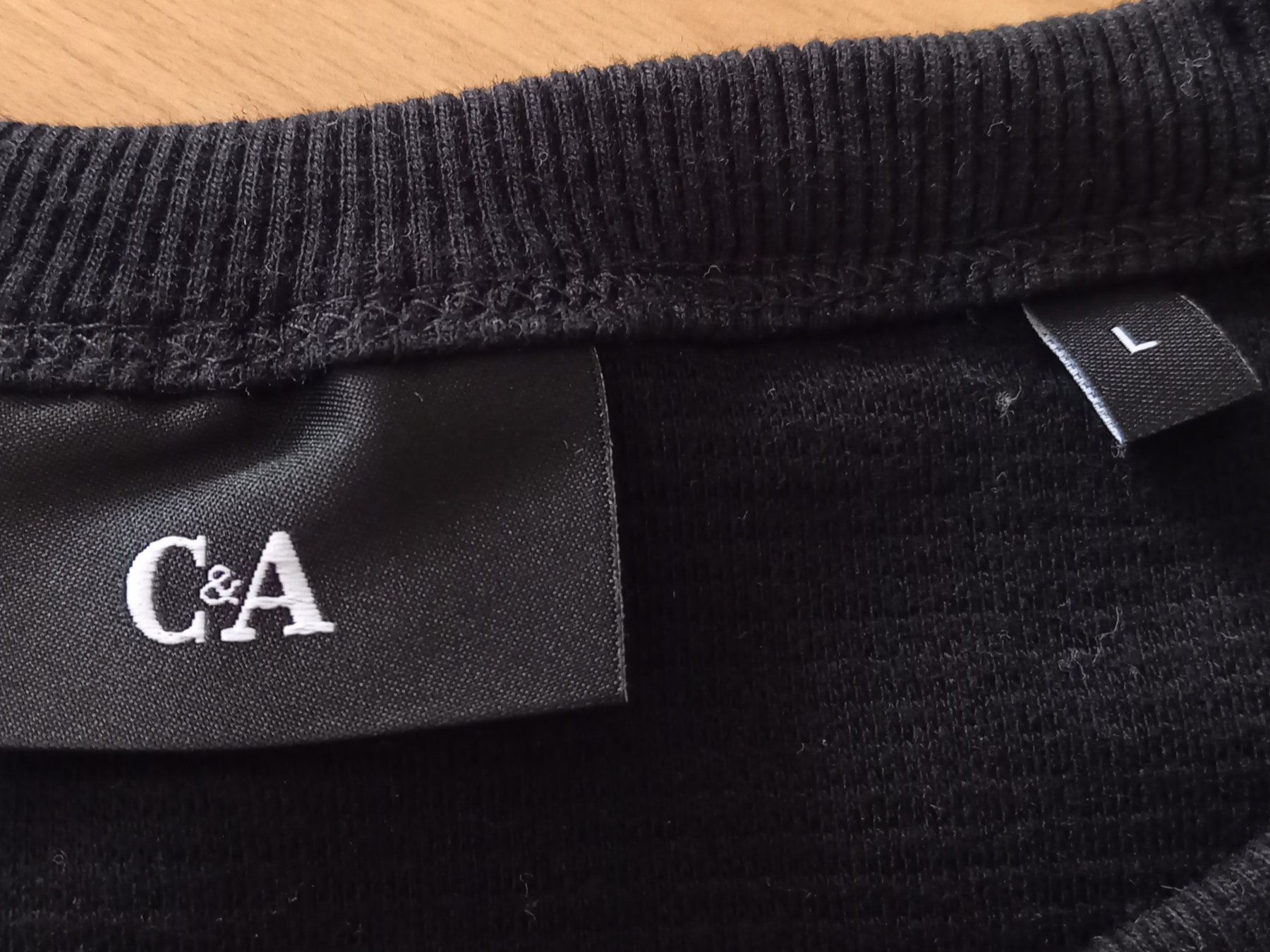 C&A Maglioni & Felpe: Schwarzer Herren-Pullover von C&A, Grösse M/L – Usato da Obernau venduto da Corolli 3