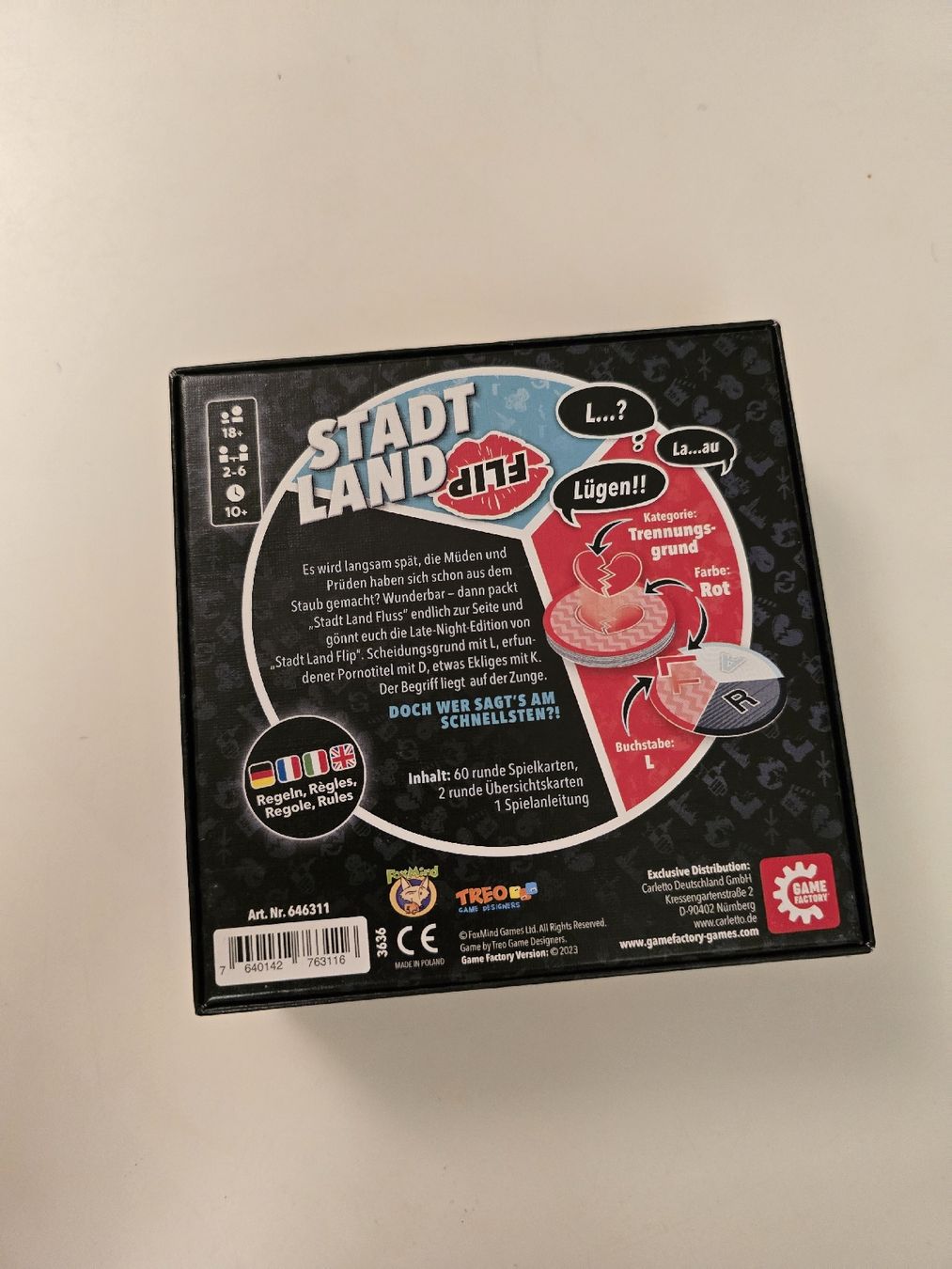 Game Factory - Stadt Land Flip