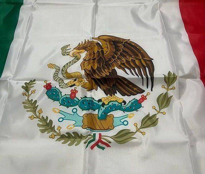 Fahnen: 3x Mexico Flagge - Drapeau mexicain 90 x 150 cm – Neu und originalverpackt aus Bussigny von NATURALO 1