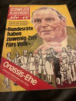 Schweizer Illustrierte/28.Juni 75/Willi Ritschard/Onassis