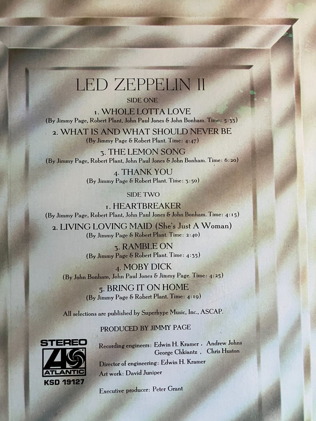Dischi in vinile: Led Zeppelin – Usato da Aarwangen venduto da Jukebox3 4