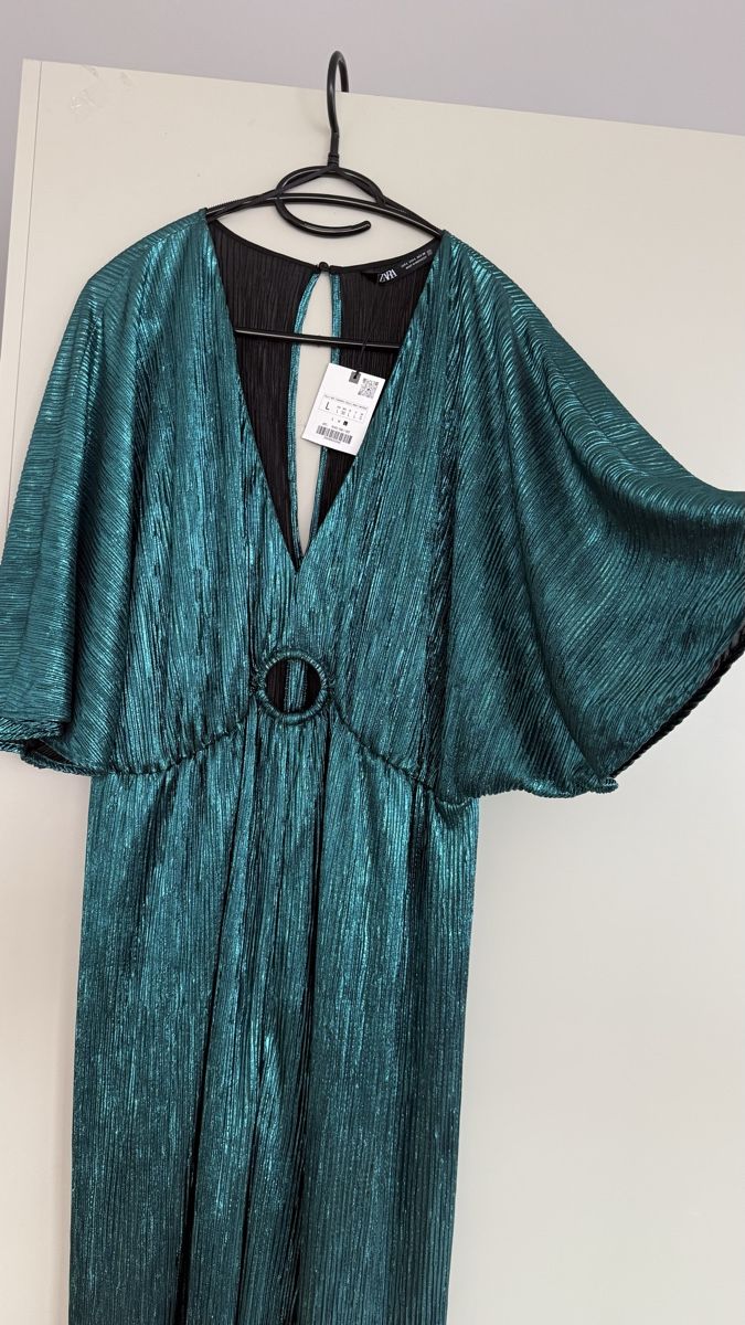 Zara Tute: Zara Metallic Jumpsuit/ Anzug gr.L – Nuovo e nell'imballaggio originale da Winterthur venduto da -BeHappy24- 2