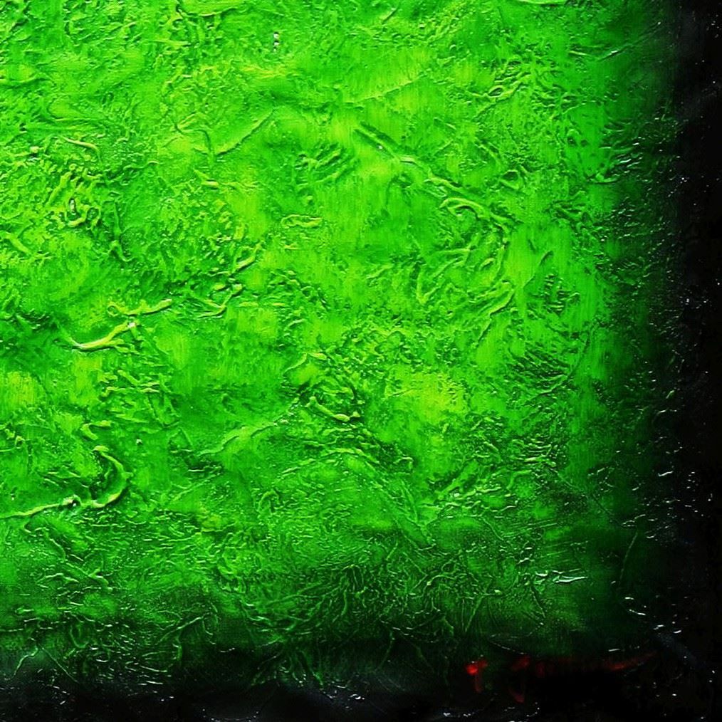 Riproduzioni & Creazioni: Abstrakt - Black Emerald – Nuovo (secondo la descrizione) da Larnaca venduto da KunstDepot24 4