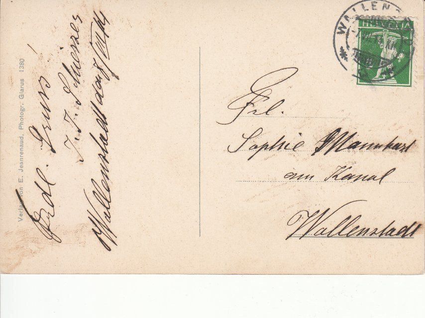 Cartoline postali: Linthtal 1914 – Usato da Bürglen TG venduto da StampGraf 1