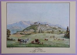 La colline de Gruyères (19e siècle) - Reproduction