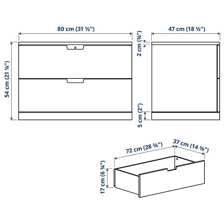 Ikea Commodes: Commode IKEA NORDLI – D'occasion à Vevey par JessieJaneMarie 3