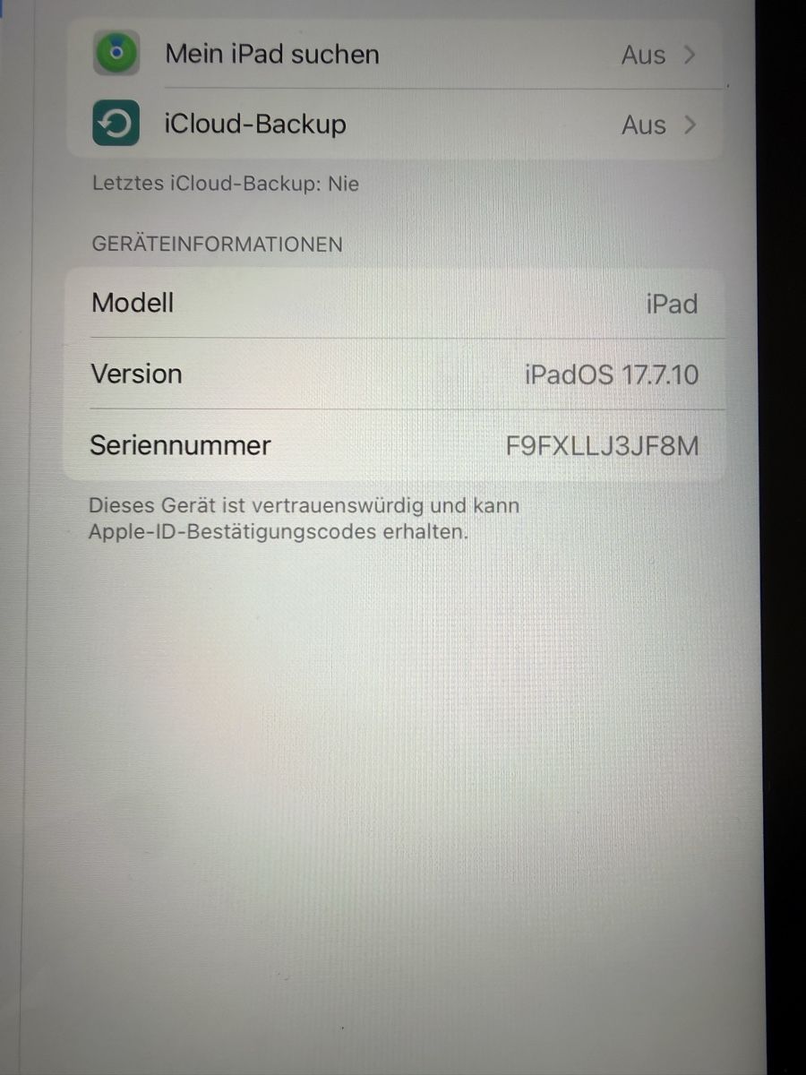 Apple Tablettes PC: I Pad 6 Generation – D'occasion à Tafers par MisterN.. 2