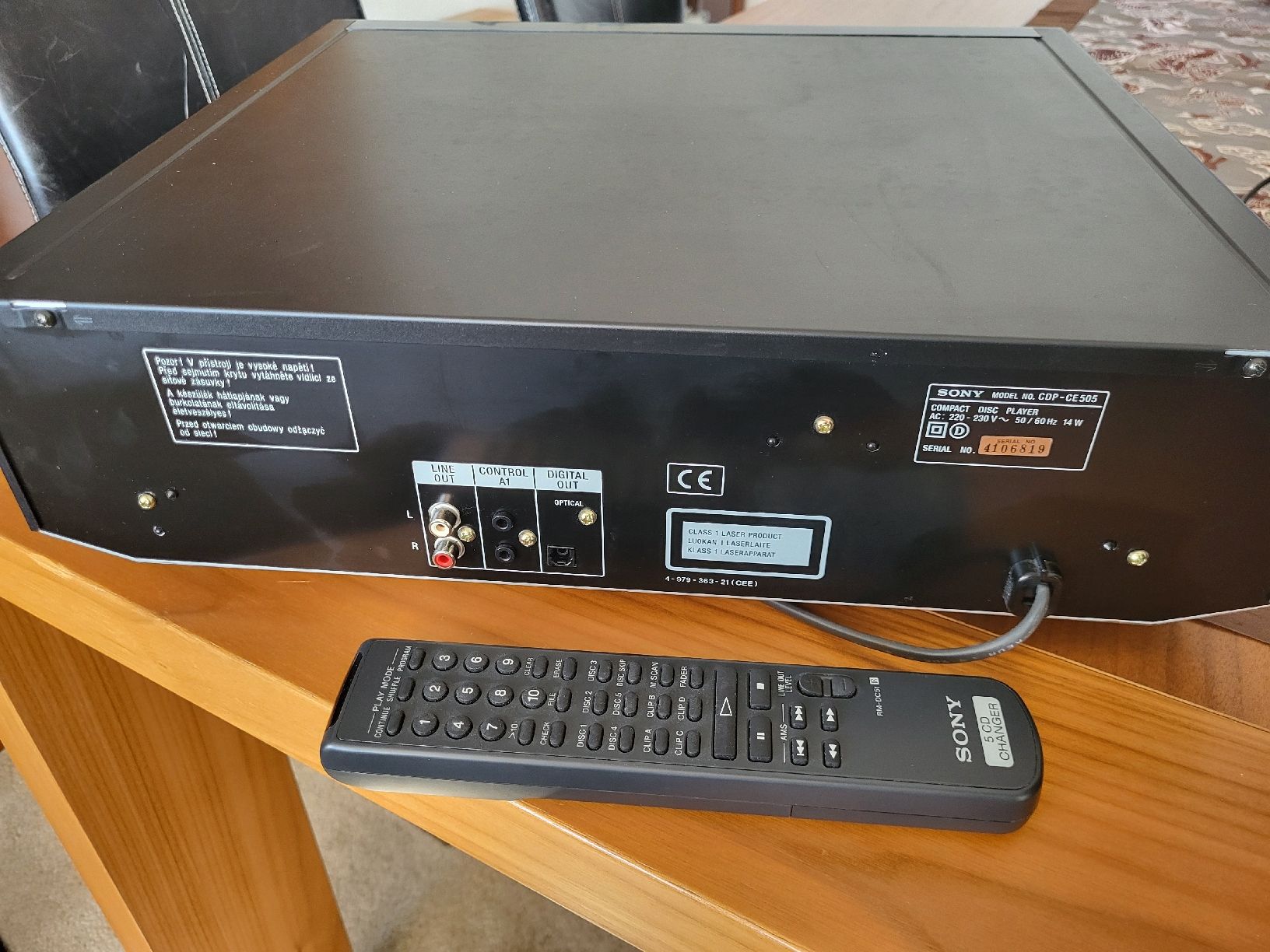 Sony Lettore multimediale & Streamer: SONY 5-fach CD Wechsler CDP-CE505 – Usato da Meilen venduto da sdittmar 2