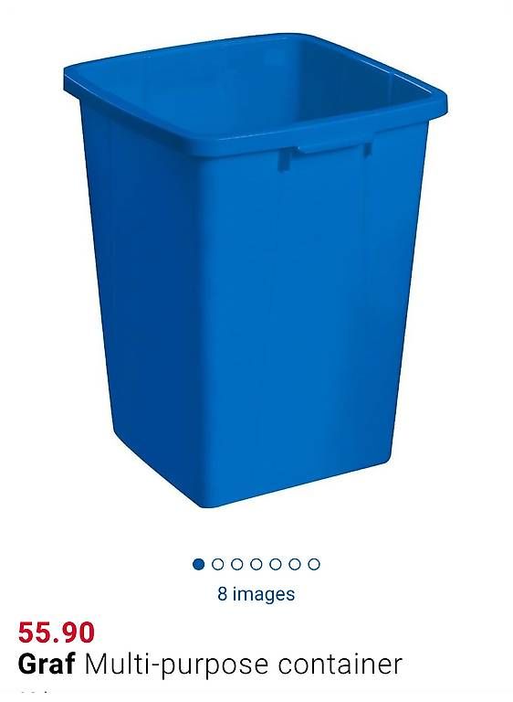 Contenitori & Simili: Posten div. Behälter in blau, 8 Tlg. – Usato da Necker venduto da liq24 1
