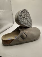 Birkenstock - Boston Weichbettung Veloursleder Narrow Gr. 43