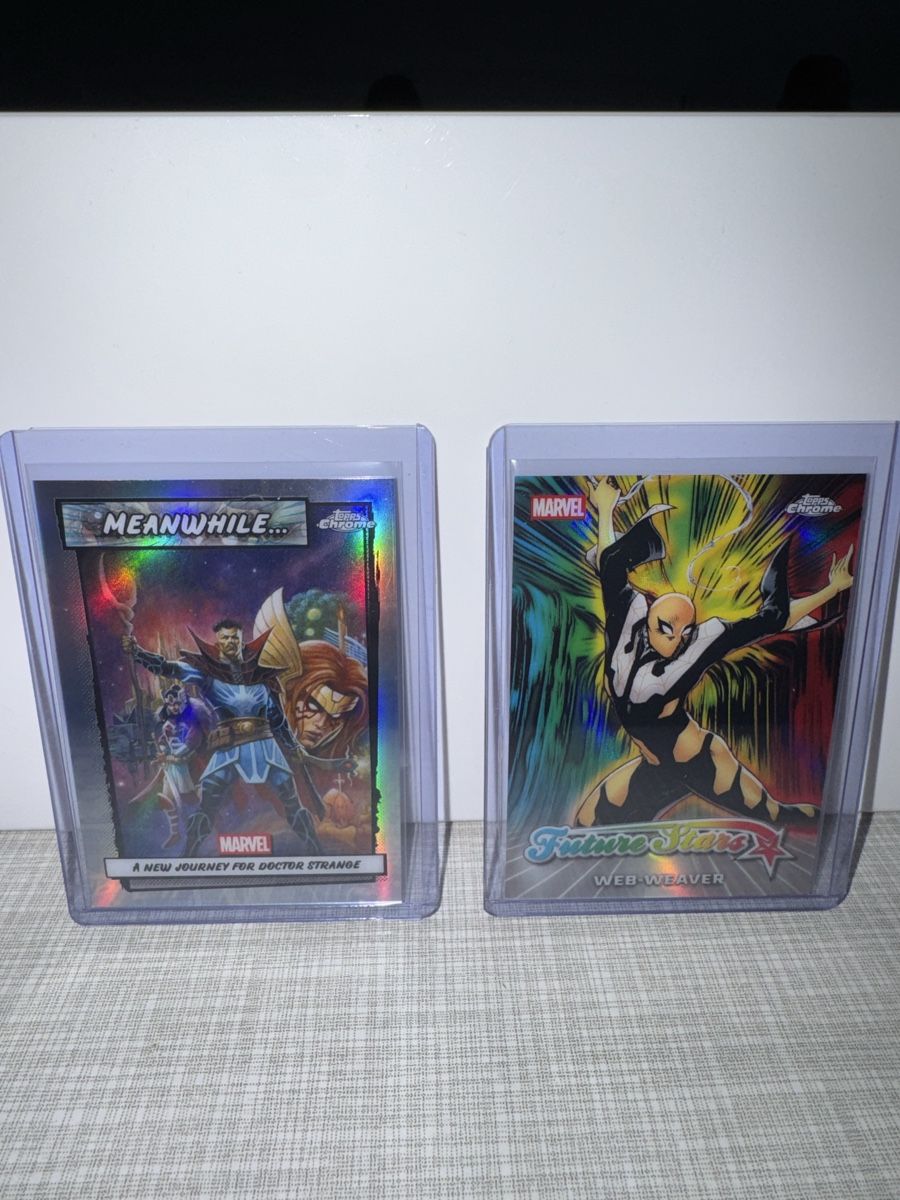 Marvel Carte collezionabili: Lot Topps chrome Marvel 2026 + insert /50 et autre – Nuovo (secondo la descrizione) da Vallamand venduto da Cardscollector 4