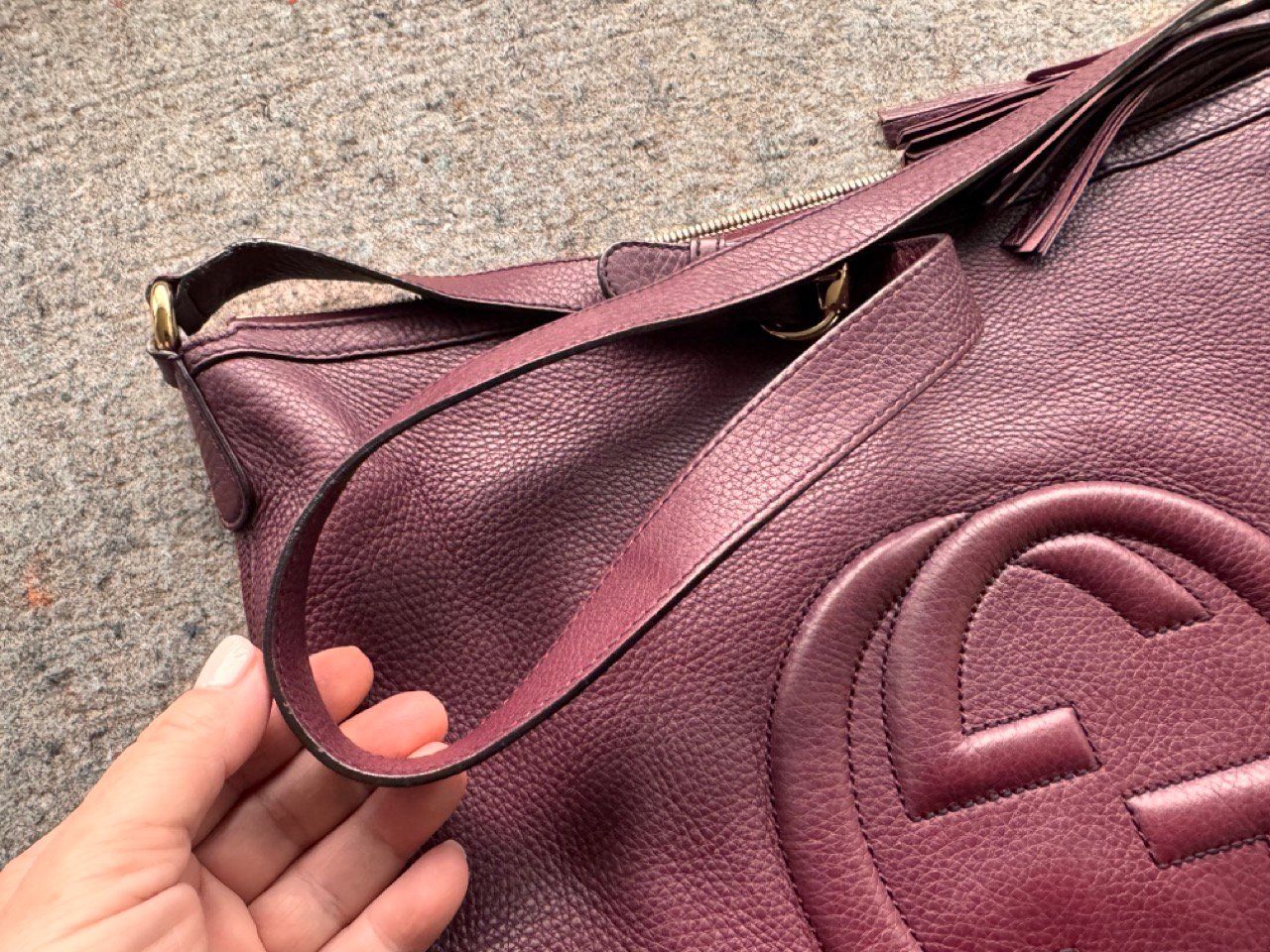 Gucci Taschen für Damen: GUCCI Soho interlocking Schultertasche rusty rose/mauve SALE – Neu (gemäss Beschreibung) aus Zürich von pj_pry_to 8