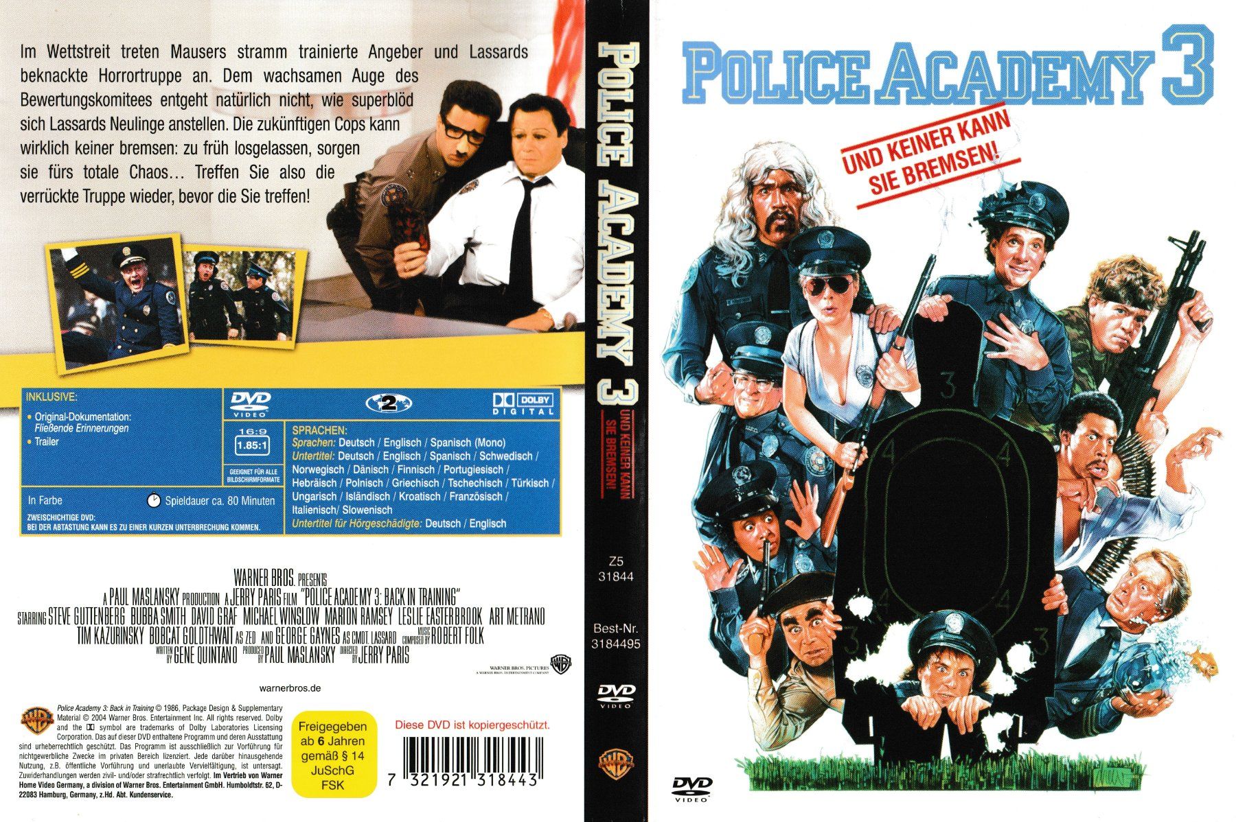 Tutti i DVDs: DVD - Police Academy 3 – Usato da Langnau am Albis venduto da MediaRescuerKeLoX