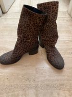 Stivaletti leopardati vero cuoio