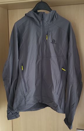 Salomon Wanderjacke Herren, Grau, Grösse M, Top Zustand!