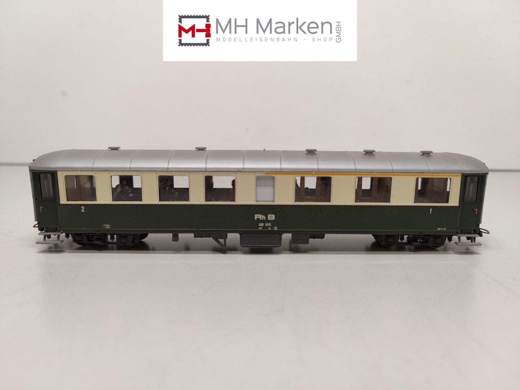 BEMO 3261 105 RhB Rhätische Bahn Personenwagen DC H0m EVP (Gebraucht ...