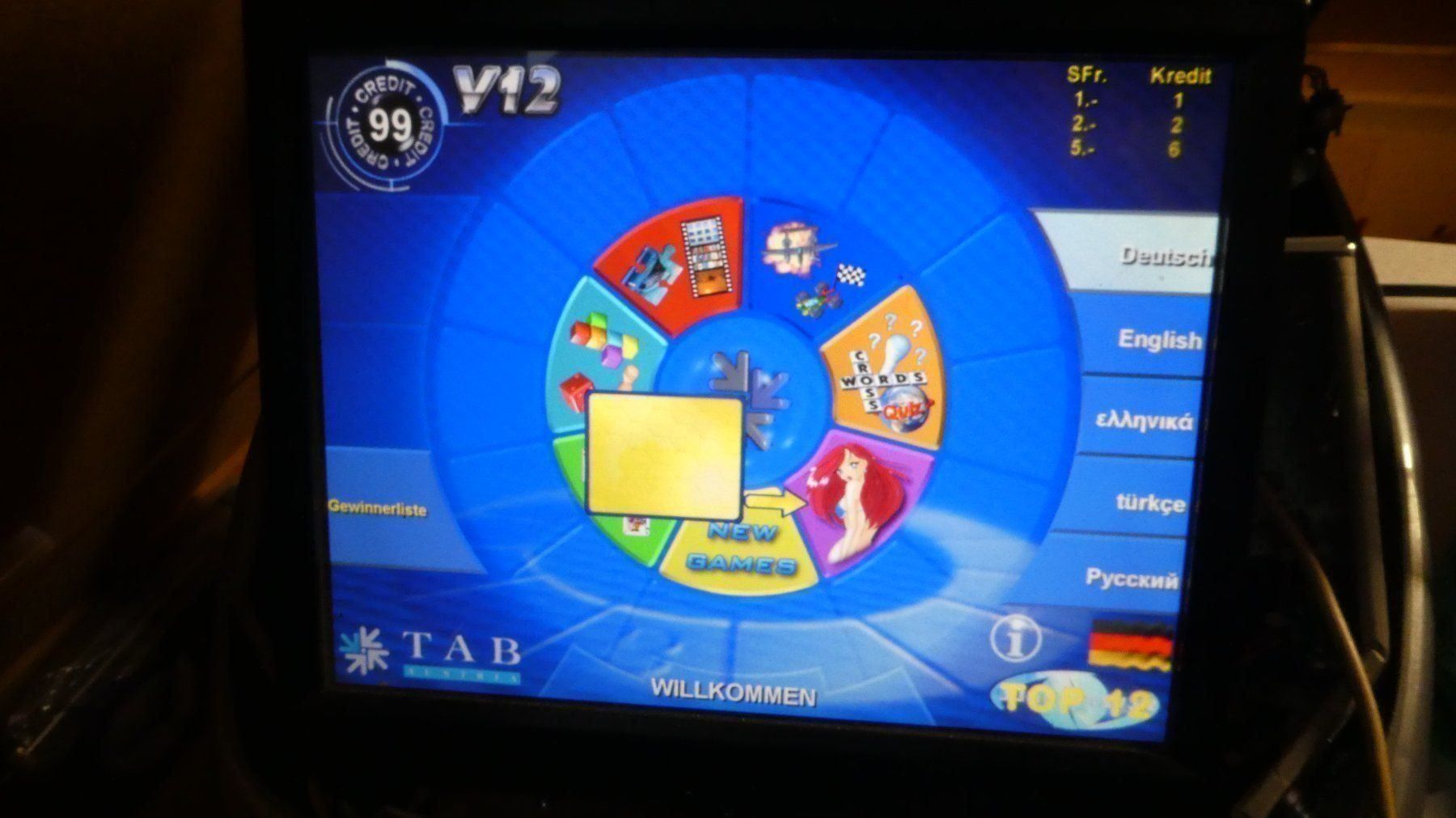 Slot Machine: Ersatzmonitor für Silverball Beetle Pro – Usato da Lausen venduto da Vectrex1 2
