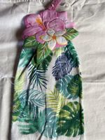 Tropical Hibiscus Flower Kitchen Towel - Summer Vibes!