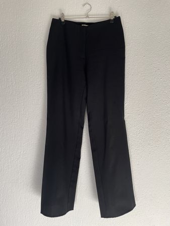 Elegante schwarze Business Stoffhose Gr. 38 SERGIO DONNA