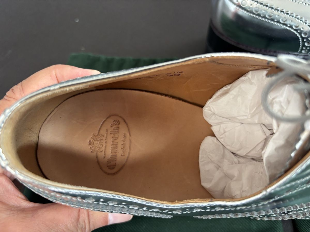 Church's Damenschuhe: CHURCH - Derbies Argent - 39 – Gebraucht aus Chardonne von teenyweeny 9