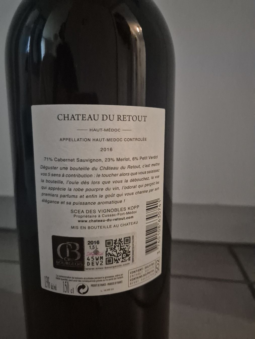 Vino: Wein Chateau Du Retout – Nuovo (secondo la descrizione) da Volketswil venduto da 2000ra 1