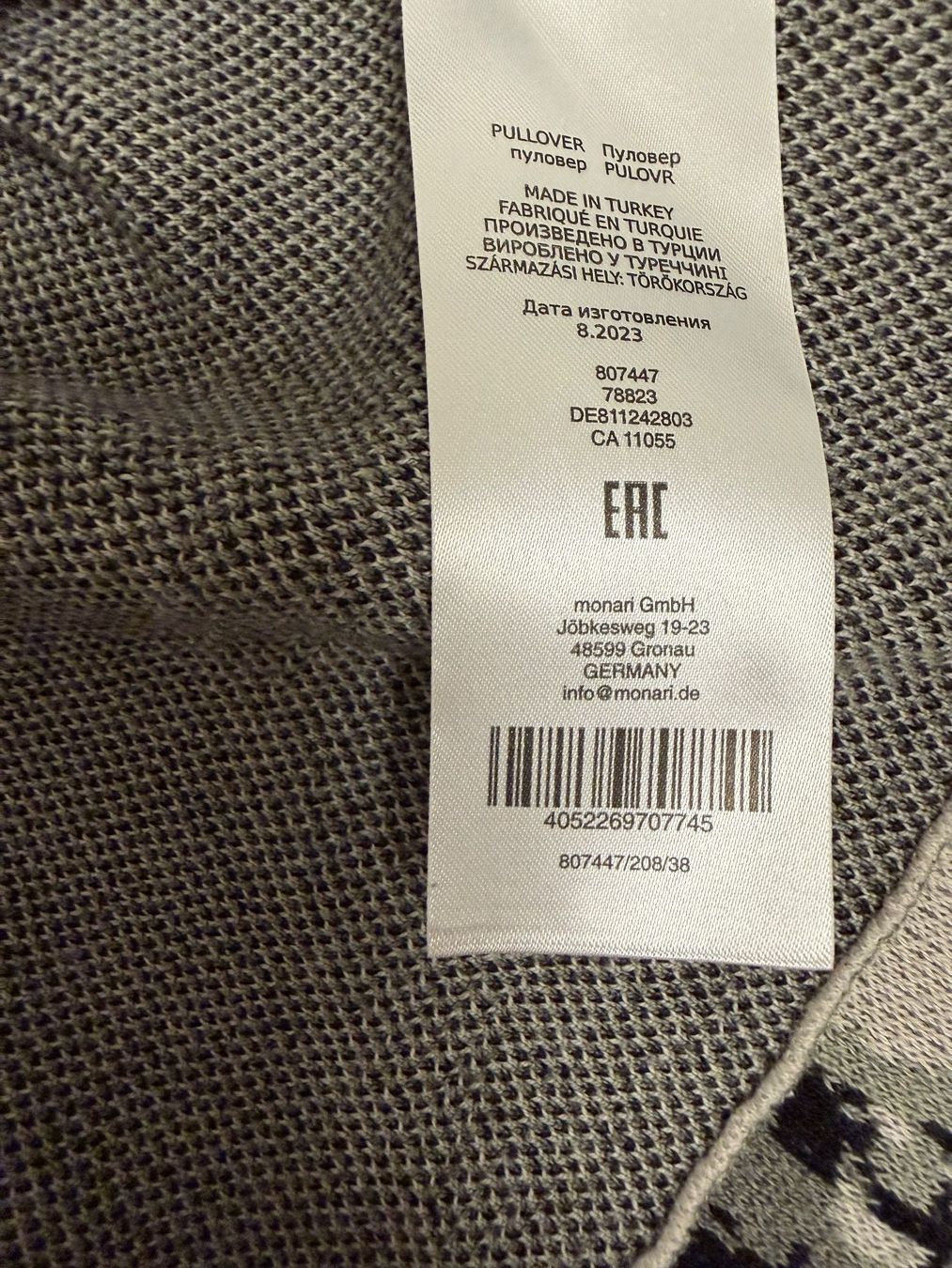 Monari Maglioni & Felpe: Monari Pullover Grösse 38/Monari Musterung – Nuovo (secondo la descrizione) da rheineck venduto da norwegianwood52 7