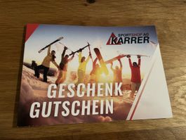 Gutschein Sportshop Karrer Laufen, CHF 377