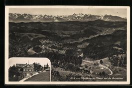 Hörnlikulm, Blick ins Tössthal und die