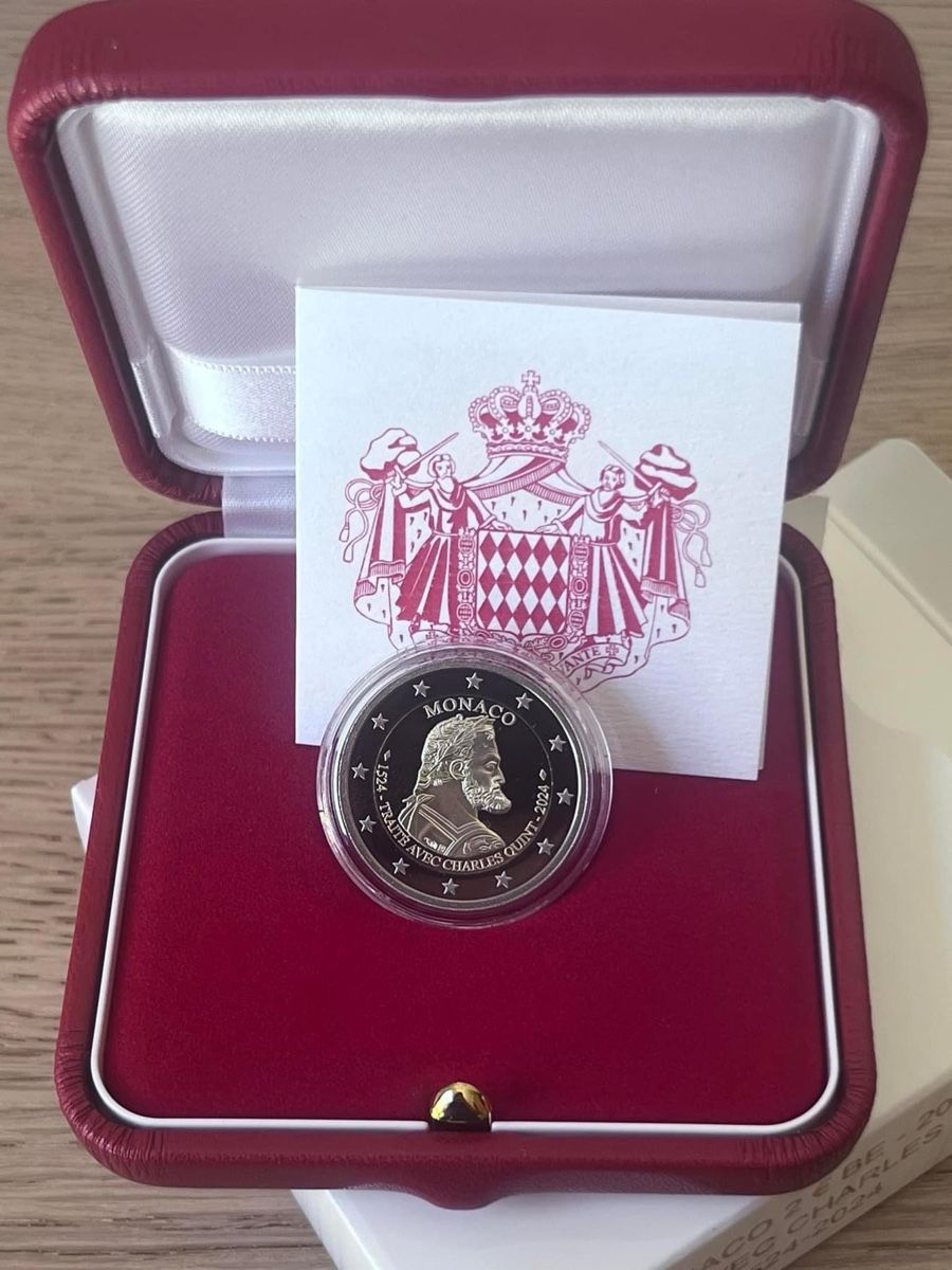Toutes les monnaies: 2 euro Mónaco 2024 – Neuf avec emballage d'origine à Montreux par Kokebullterrier1