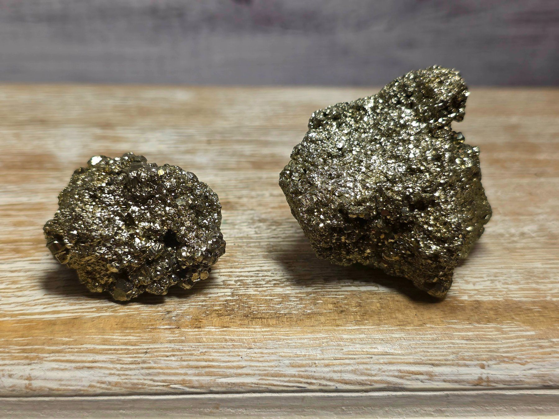 Minerali & Pietre curative: 2 Pyrit Stücke 210g – Nuovo e nell'imballaggio originale da Matzingen venduto da Shay_Crystalz