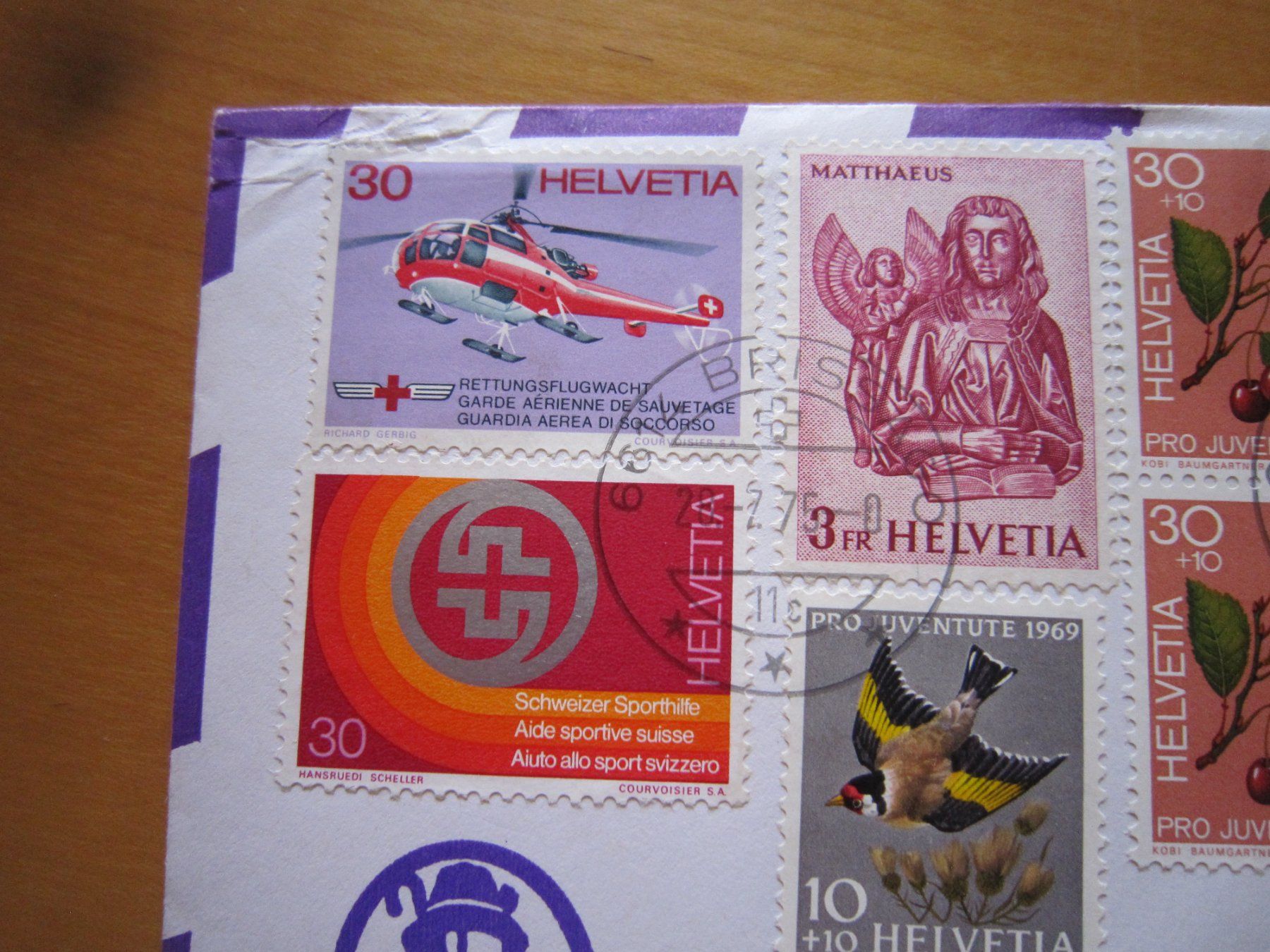 Tutti i francobolli: Ballonposto 1975 Stempel Brissago – Usato da Giubiasco venduto da sal_9j6w 3
