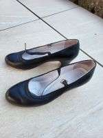 Schwarze Flamencoschuhe Grösse 40. 5, Echtleder, Top!