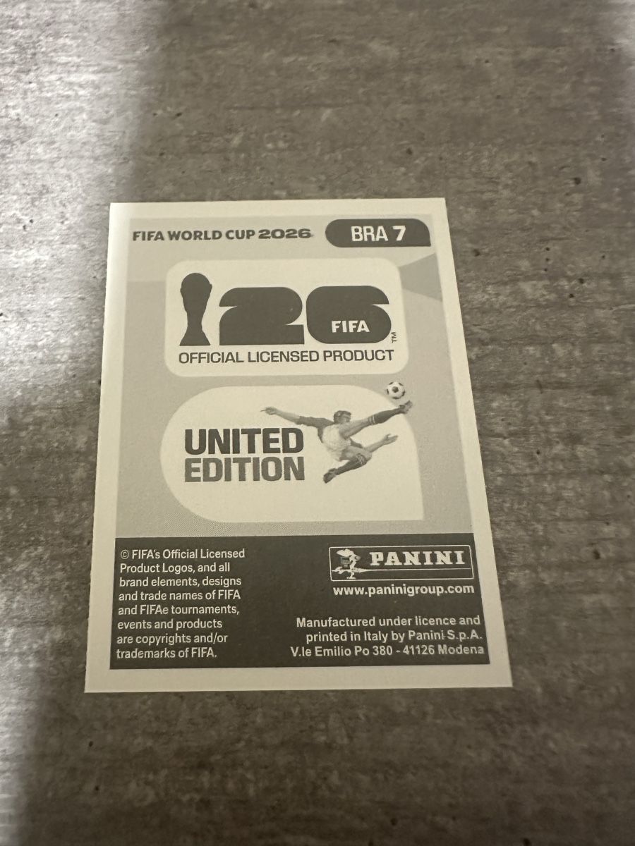 Panini Carte collezionabili: BRA 7 , FIFA WORLD CUP 2026 PANINI  – Nuovo (secondo la descrizione) da Frauenfeld venduto da 1PegPeg1 1
