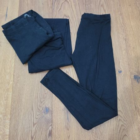 Damen Leggings schwarz Primark drei Stück gr Xs