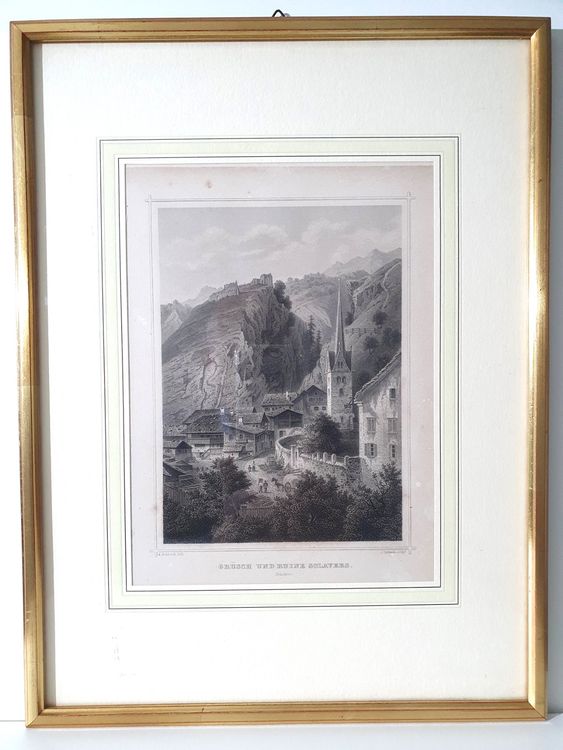Incisioni: GRÜSCH + RUINE SOLAVERS, STICH – Usato da Uster venduto da Posaunus