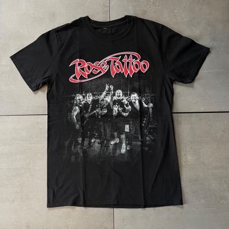 2019 Rose Tattoo European Tour Hard Rock Band T-Shirt