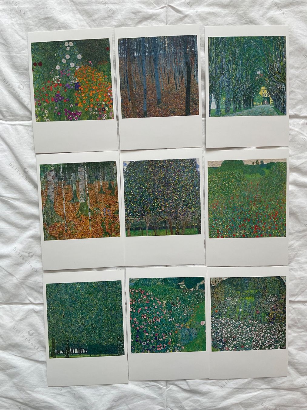 Ansichtskarten: 9 AK Kunstkarten Gustav Klimt – Neu (gemäss Beschreibung) aus Zürich von tol_b7c7