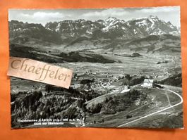 Flugaufnahme Gäbris Appenzell Blick zur Säntiskette 