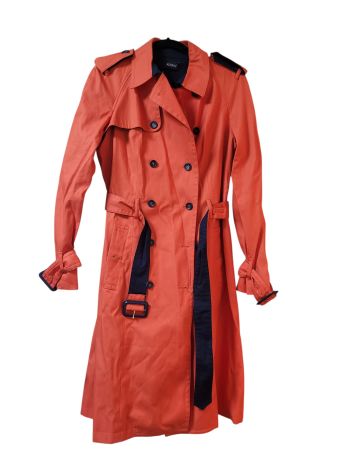 Kookai Damen Trenchcoat, Gr. 42, Orange - Top Zustand!